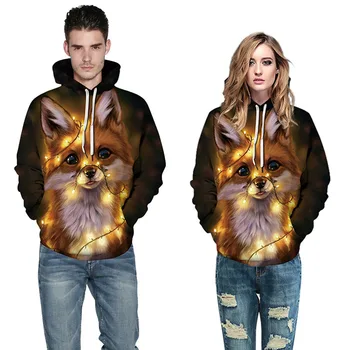 

Christmas Family Couples Cute Animal 3D Printed Hooded Sweatshirt Xmas Casual Hoodie Pocket Pullover Coat For Men Women Big Size