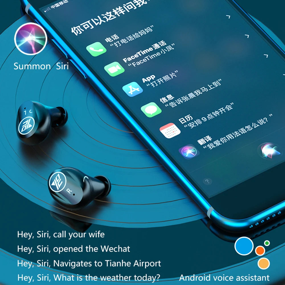 Tws Wireless Earpiece Bluetooth 5 1M16 Led Display Touch Control Earphone With Charging Box Stereo Earplugs For smart phone