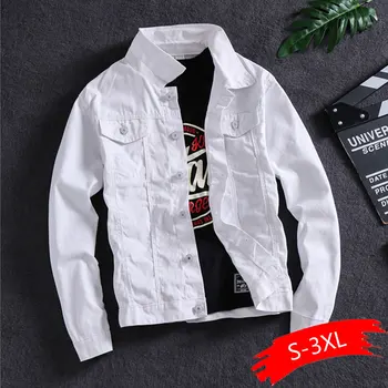 

Spring And Autumn Korean Version Of The Trend Men's Denim Jacket Male Handsome Tooling Jacket Men's Tide Brand Jacket