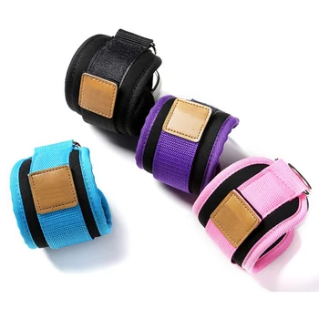 

1pc Door Pull Rope Fittings Butt Lift Exercise Elastic Band With Foot Ring Leggings Buckle Ankle Strap Set Yoga Sportswear