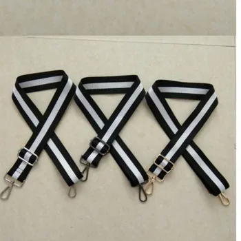 

women 3.8 width Adjustable black and white matching color shoulder strap accessories