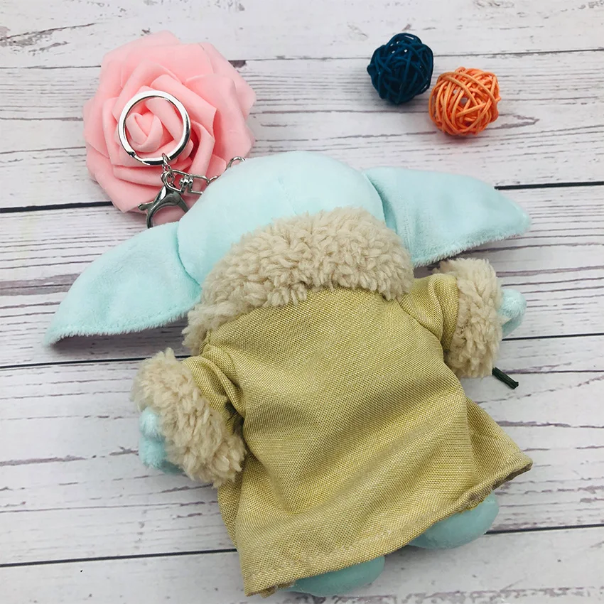 New 11-34cm baby yoda plush Spot Toy Master Yoda Plush Pendants Soft Stuffed Animals Dolls Keychains birthday gift for kid child