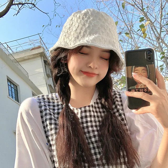 Ins Bucket Hat Female Fisherman Hat 