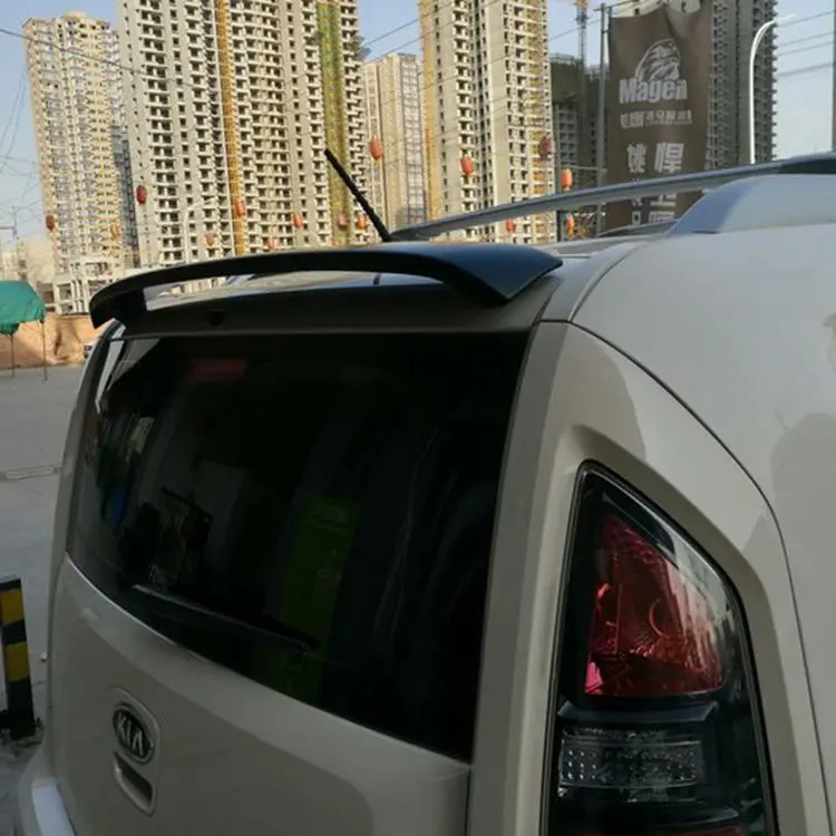 Для Kia Soul 2010 2011 2012 2013 ABS пластик Неокрашенный праймер цвет хвост багажник губы крыло задний спойлер стайлинга автомобилей