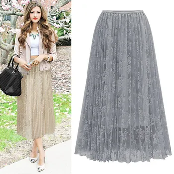 

Casual Womens Elasticity High Waist Solid Color Long Skirt Ladies Beach Skirt Юбка Skirt Юбка Женская Юбки Женские