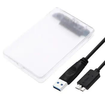 

USB 3.0 2.5' External Enclosure HDD Case Plastic Sata USB HD Caddy USB Hard Disk Box Laptop External Hard Drive Enclosure