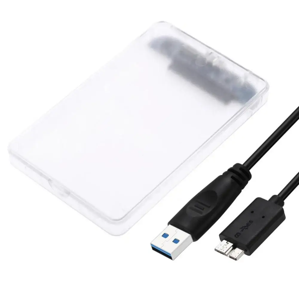 USB 3 0 2 5 'внешний корпус HDD чехол пластиковый Sata HD Caddy жесткий диск коробка для