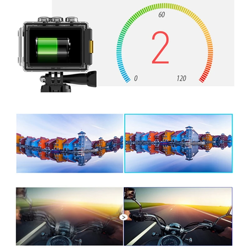 Экшн камера K90 4K/60Fps 20 МП Ultra HD 4K спортивная водонепроницаемая экшн с Wi Fi и