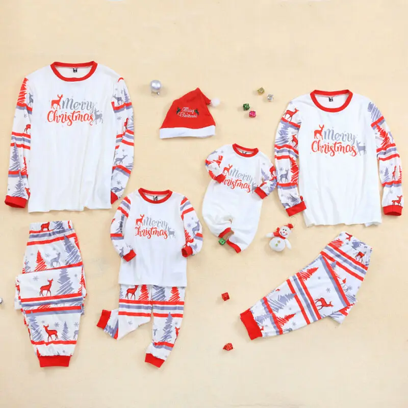 

Merry Christmas Family Matching Pyjamas Set Xmas Sleepwear Nightwear Christmas Pyjamas PJS Set 2020