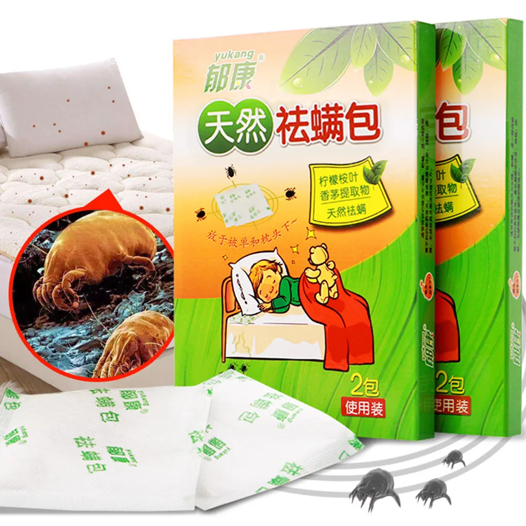 Mite Killing Pad Killer Kids Room Natural Anti-Mite Plant Extract Non-Toxic Safe Spice Mites Clean Bed Bugs Floor Cleaner | Дом и сад