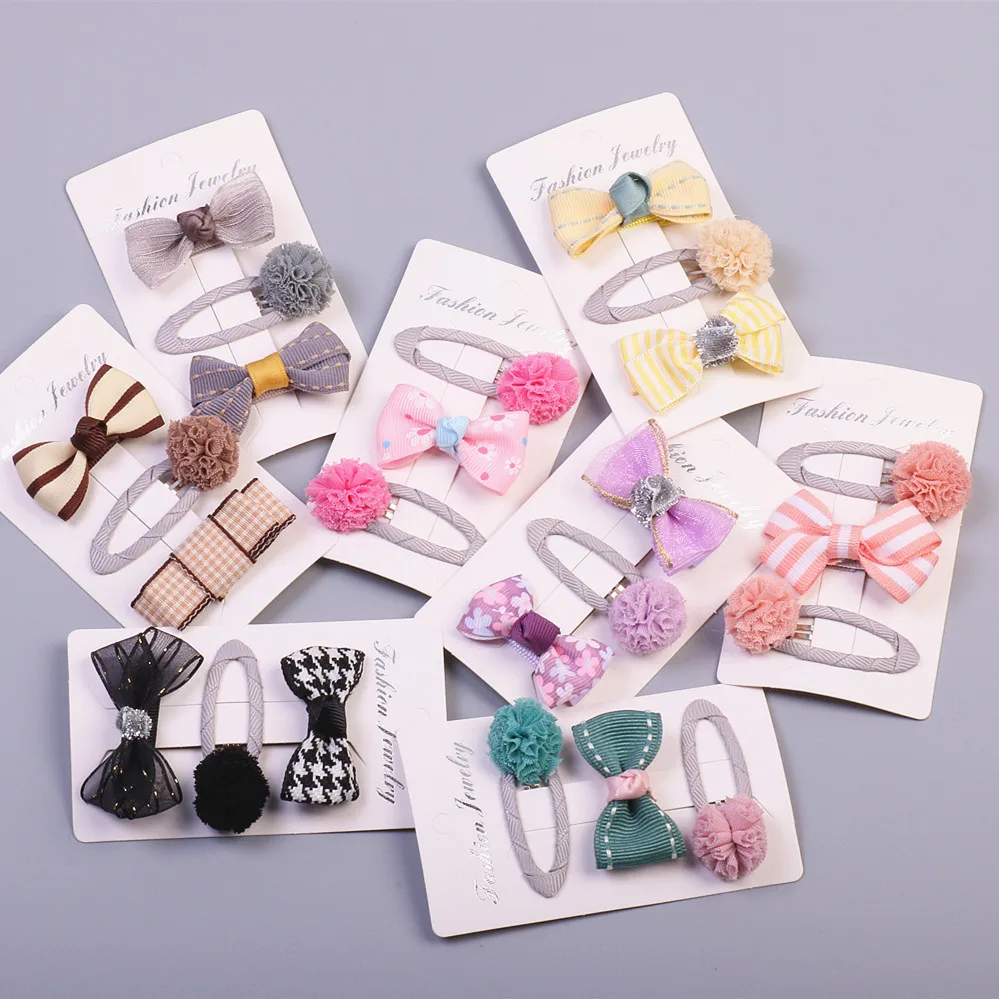 Детские аксессуары для волос в Корейском стиле; кружевной комплект для девочек с бантом; милая повязка на голову