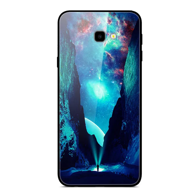 40 Для samsung J4 Plus чехол закаленное стекло твердая задняя крышка для samsung Galaxy J4 Plus чехол J 4 Plus A20E A2 Core Note 10 Plus - Цвет: 40