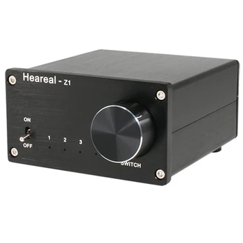 

Heareal o Signal Switcher 4 in 1 Out or 1 in 4 Out Converter Hifi Line Selector No Impact and No Loss EU Plug