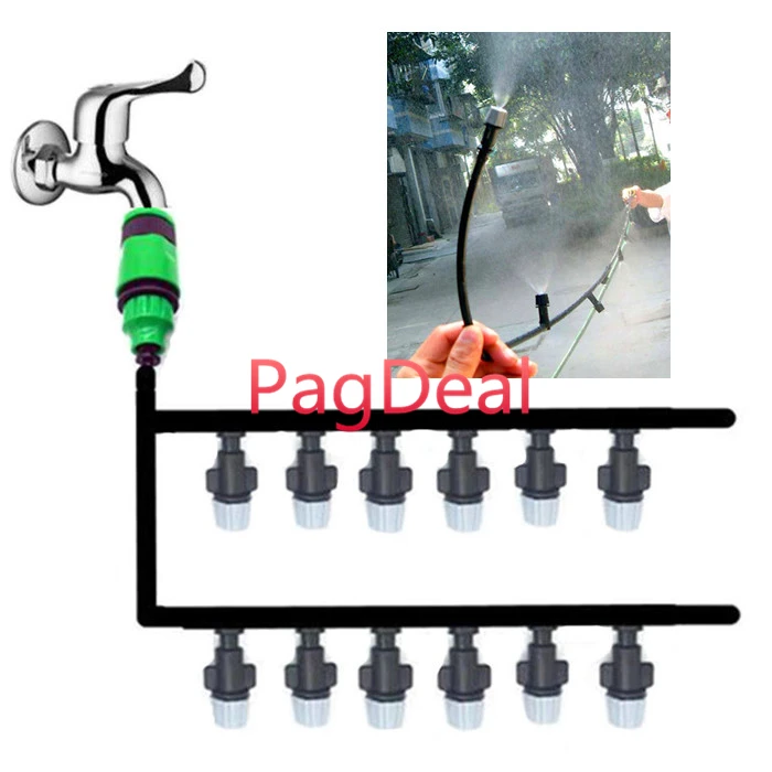 

1 Set Micro Garden Irrigation System Automatic Water Spray Sprinkler System Drip Irrigation Fountain Nozzles Free Ship