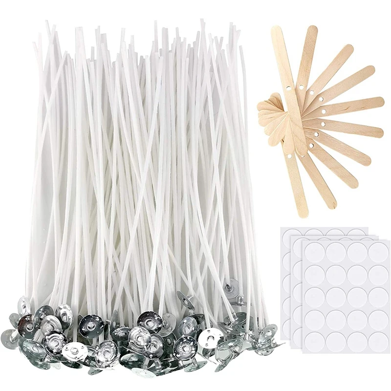 30 Candle Chips and 10 Wooden Center Devices Used for Soy Beeswax Making DIY Christmas Gifts | Дом и сад