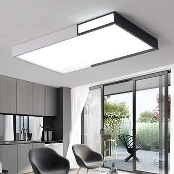 

Acylic Ceiling Lights Square Rings For Living Room Bedroom Home AC85-265V Modern Led Ceiling Lamp Fixtures lustre plafonnier