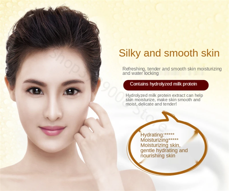 Milk Silky Body Lotion Nourishing Whitening Moisturizing Smoothing Firming Hand Foot Skin Care Body Cream for Dry Skin 250ML