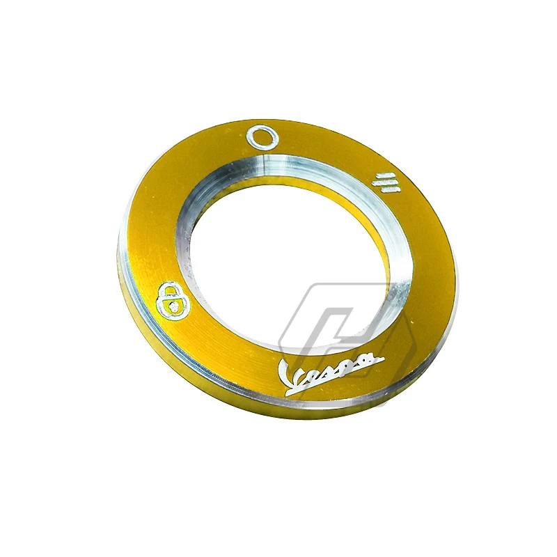 Золотой Чехол для Руля Мотоцикла с отделкой для piaggio Vespa LX S ET4 GTS GTV 50 125 150 250 300 300ie Sport - Цвет: Золотой