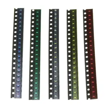 

100Pcs 5 Colors 20 Each 0603 LED Diode Assortment SMD LED Diode Kit Green/RED/White/Blue/Yellow Accessory