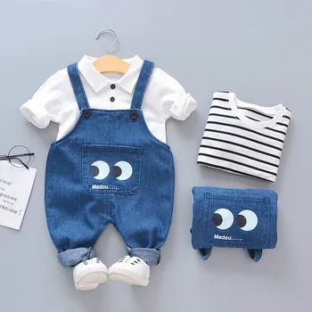 

Melario Baby Girls Boys Clothes 2020 Autumn Winter Baby Clothing Casual Strap Suit Outfit Infant Clothing Sets 1 4Y