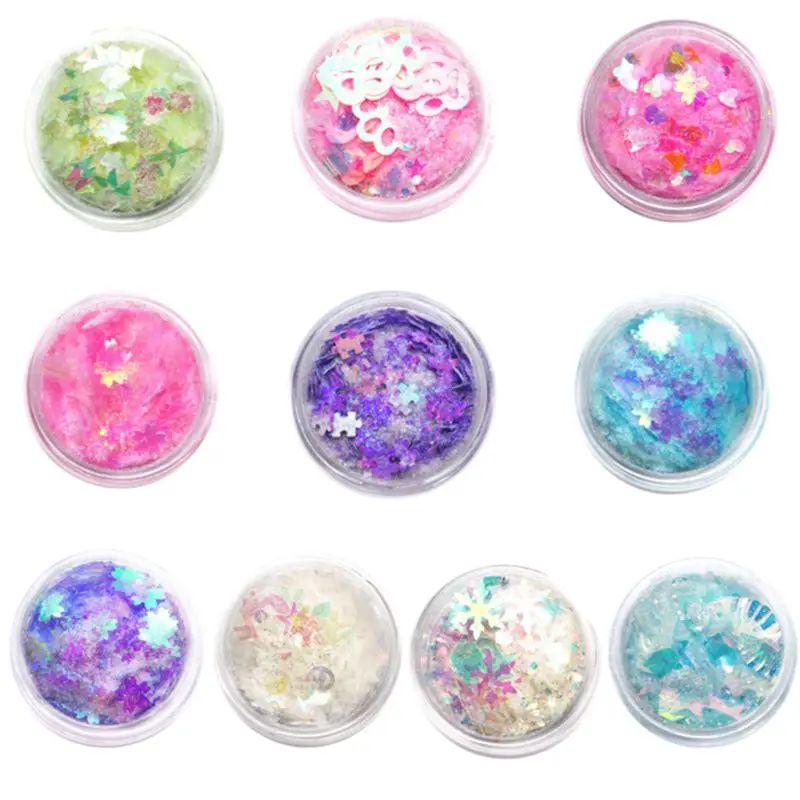 

Candy Color Decoration Glitter Sequins Mix DIY Handmade Crystal Epoxy Mold Quicksand Sequins Jewelry Making Filler