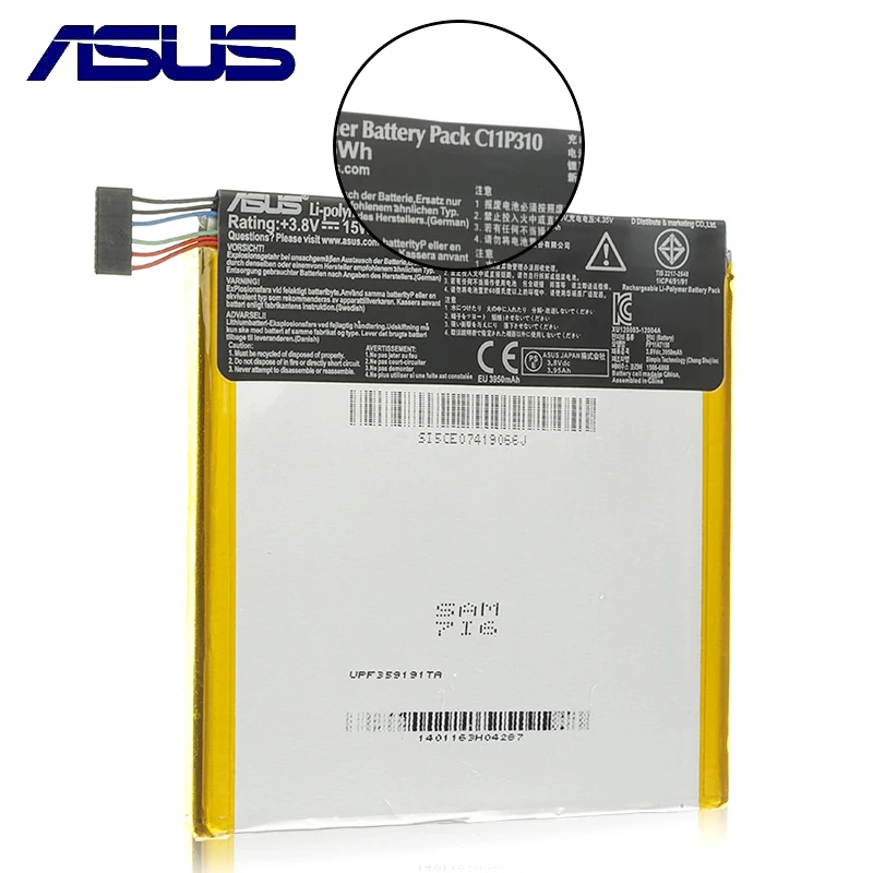 Asus C11P1310 3950 мАч высокой Ёмкость Аккумулятор для ноутбука FonePad 7 ME372CG ME372CL K00E ME372