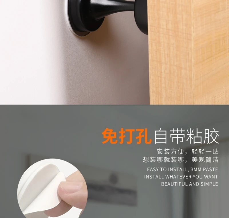 

Multipurpose Anti-Collision Silent Buffer Door Stopper Adhesive Door Stops 23GB