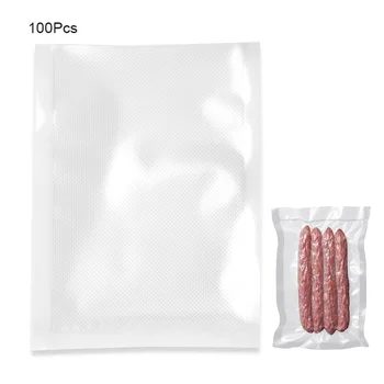 

100pcs Embossed Vacuum Sealer Bags For Kitchen Food Saver Seal Bag