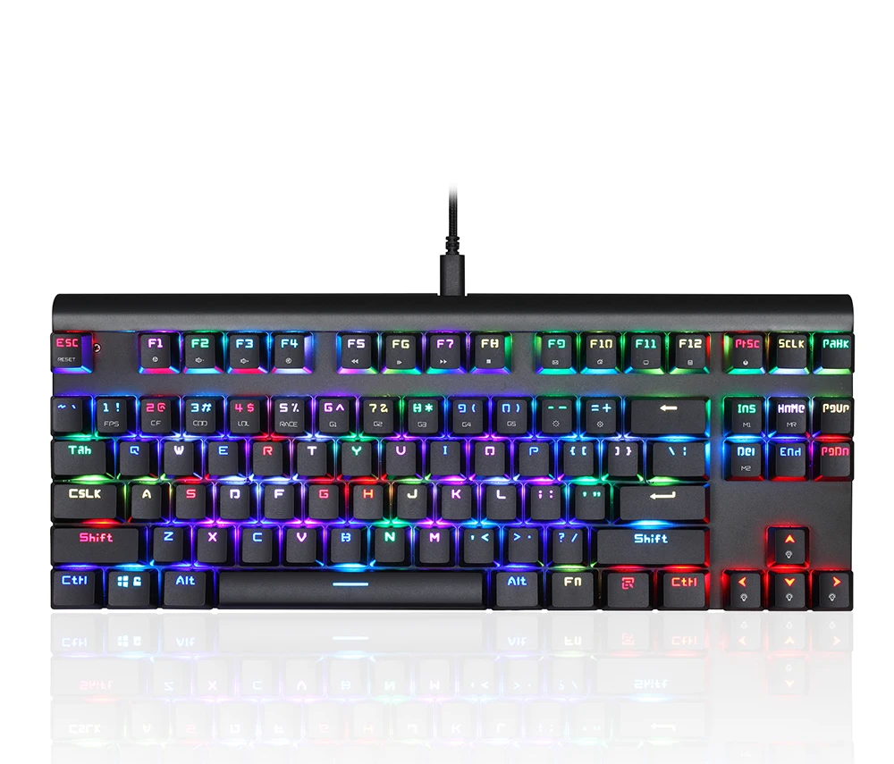 ck101 87 chave usb com fio rgb