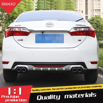 

For Corolla Rear spoiler ABS Rear Bumper Diffuser Bumpers Protector For 16-18 gt Corolla Body kit bumper rear lip rear spoiler
