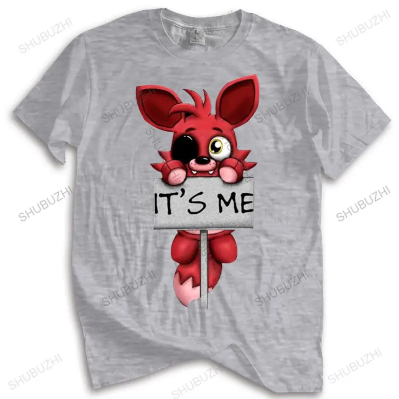 Футболка FNAF мужская с круглым вырезом хлопковая рубашка плюшевой подкладкой топ
