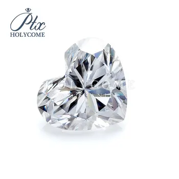 

fashion Heart Cut lab Moissanite Diamond DEF Color VVS GRC Certificate Synthetic Moissanite Wholesale