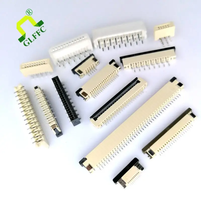 

10PCS Clamshell Drawer Bottom Contact Type 30P 31 32 34 35 36P 38 40 42 44P 45 50 52P 54P 60P 68P 0.5mm FFC FPC Connector Socket