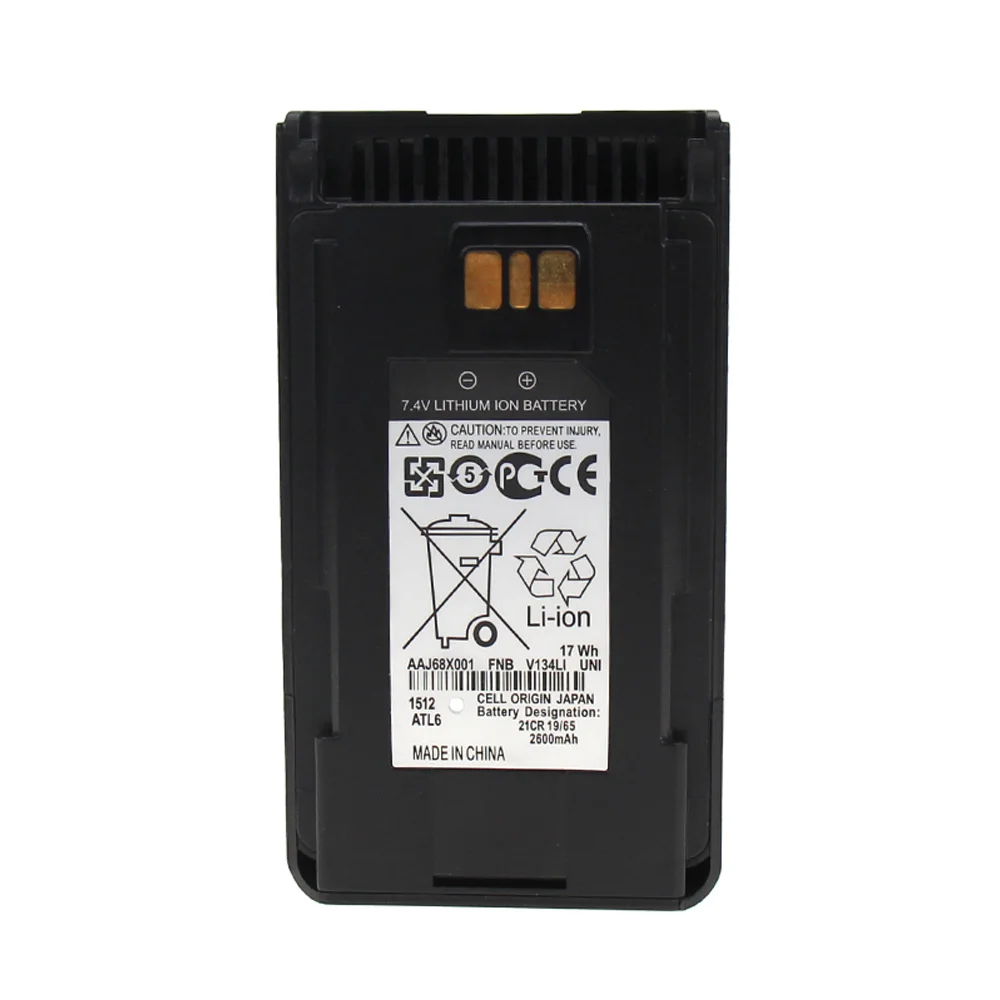 2X Замена Батарея совместим с YAESU EVX-530 EVX-531 EVX-534 EVX-539 VX-260 VX-261 FNB-V134Li FNB-V138Li