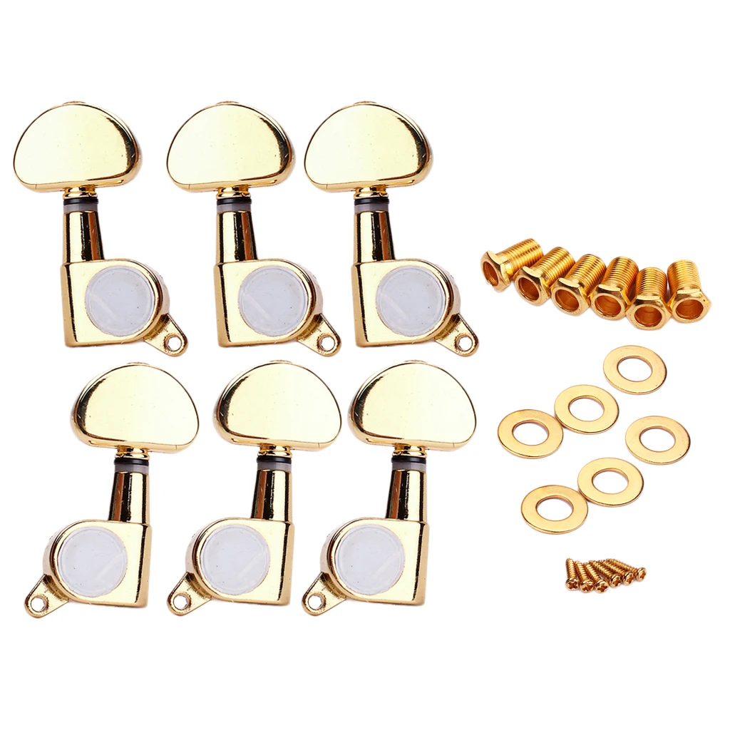 3R 3L Sealed String Tuning Pegs Keys Machine Heads Tuner for Epi Style Acoustic Electric Guitar