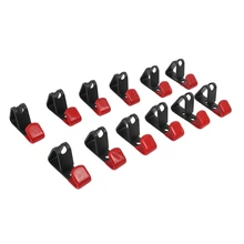 

Fashion12 Pcs Tire Wheel Rim Hub Hanging Metal Hook Metal Holder Shop Display Stand Rack Wall Mounted Racing Hook