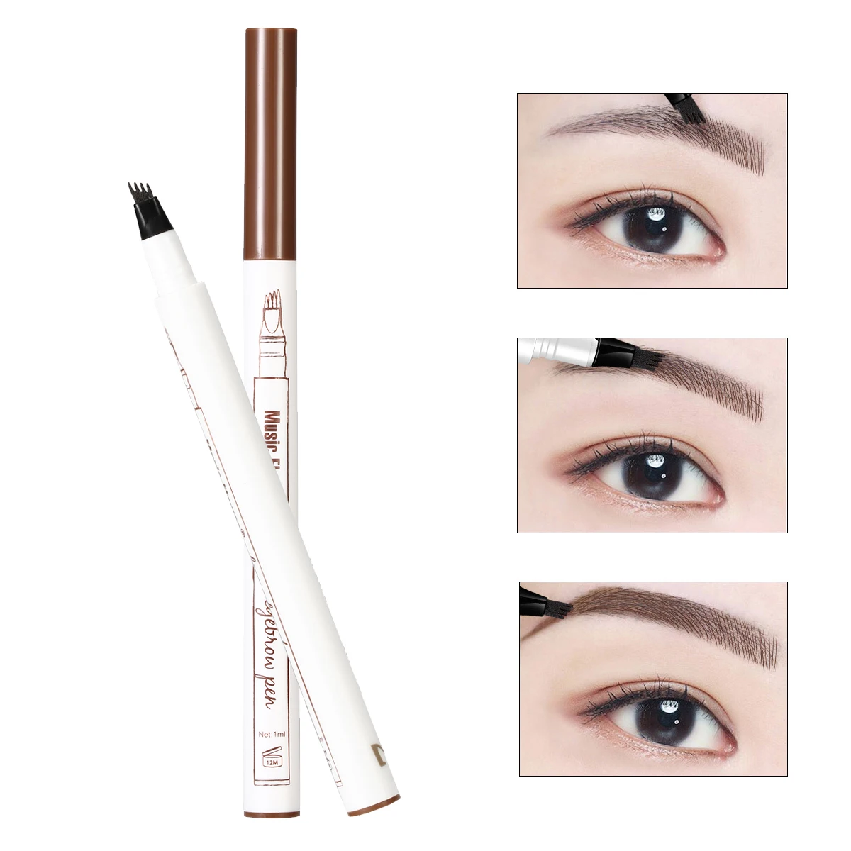 

1 PCS 4 Arrow Heads Microblading Liquid Eyebrow Pencil Waterproof Sharp Tips Eye Brow Pencils Eye Liner Beauty Makeup Tools