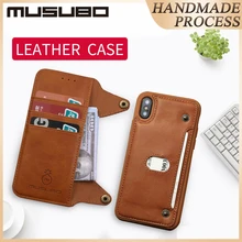 Musubo, роскошный кожаный чехол для iphone X, флип-чехол, силиконовый чехол, для iphone 8 Plus, 7, 6, 6s Plus, ТПУ, кошелек, держатель для карт, съемный