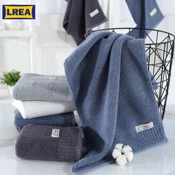 

LREA 1pc FASHION Pure and fresh style face towel 100% cotton material Soft and comfortable Protect your skin 34x70cm