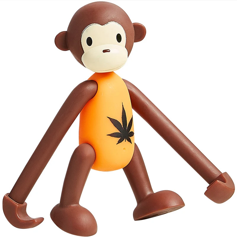 

wooden monkey Baby toy Dolls Nordic Fashion Design Wood Carving Animal Crafts Gifts Home Decoration Accessories Living Room Dec