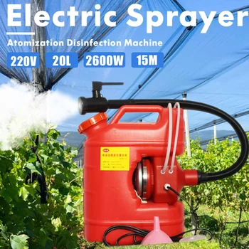 

20L ULV Electric Sprayer Nebulizer Drug Sprayer Fogger Sprayer Disinfection Machine Fight Drugs 10-12M Distance Spraying Tool