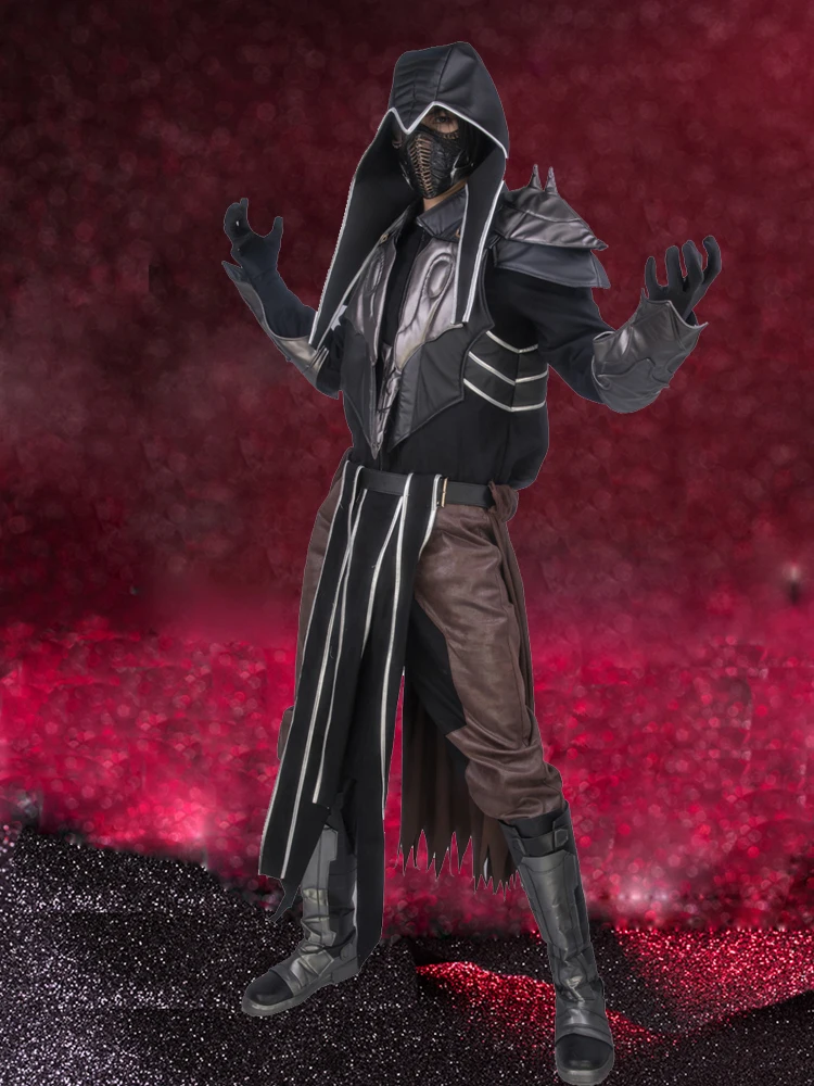 Xcoser Noob Saibot костюм mutal Kombat 11 Косплей Костюм Хэллоуин косплей платье Профессиональный костюм для мужчин Высокое качество