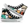 Anime Bakugou Katsuki Print Canvas Shoes My Hero Academia Midoriya Izuku High Top Canvas Sneakers Casual Shoes ► Photo 2/6