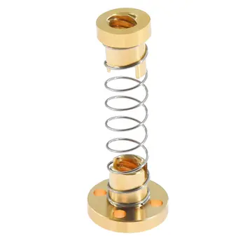 

Anti-clearance nut anti backlash nut high precision not easily oxidized corrosion resistant for 3D Printer 1 pcs