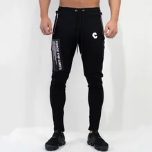 Брюки для бега для мужчин, спортивные обтягивающие спортивные штаны, осенние спортивные штаны для фитнеса, тренировочные штаны для мужчин, хлопковая спортивная одежда, Брендовые спортивные штаны