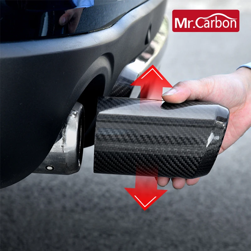 

Car Carbon Fiber Exhaust Muffler For Bmw Mini Cooper S JCW F54 F55 F56 F57 F60 Car Styling Accessories Silencer Tail Pipe