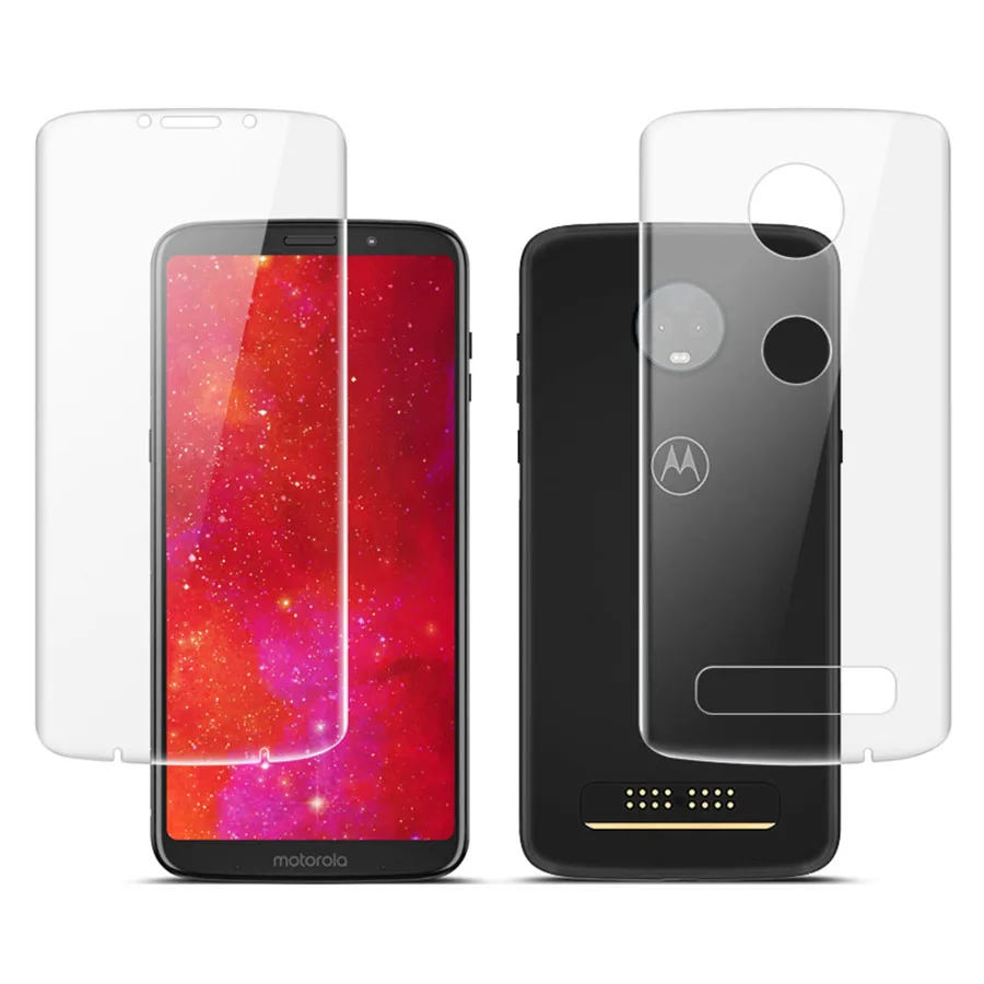 20D мягкая ТПУ Гидрогелевая пленка для Motorola Moto G7 G6 G5s E5 Nano One Vision Z2 Z3 Play HD полное