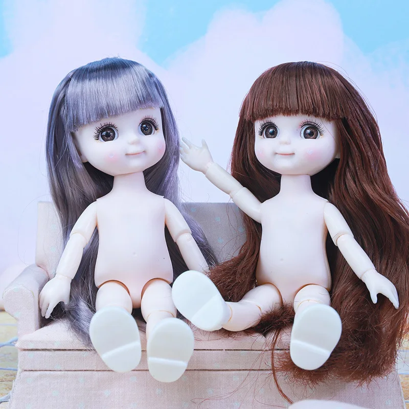 16cm BJD Doll 13 Movable Jointed Removable Neck Nude Body Dolls Cute Heart-shaped Head for Girls Toys Fashion Gift | Игрушки и хобби