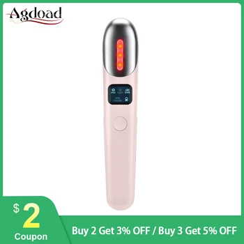 

AGDOAD Mini Electric Eye Massager EMS Heating Vibration Eye Massage Device for Relieve Eye Fatigue Anti Aging Anti Wrinkle