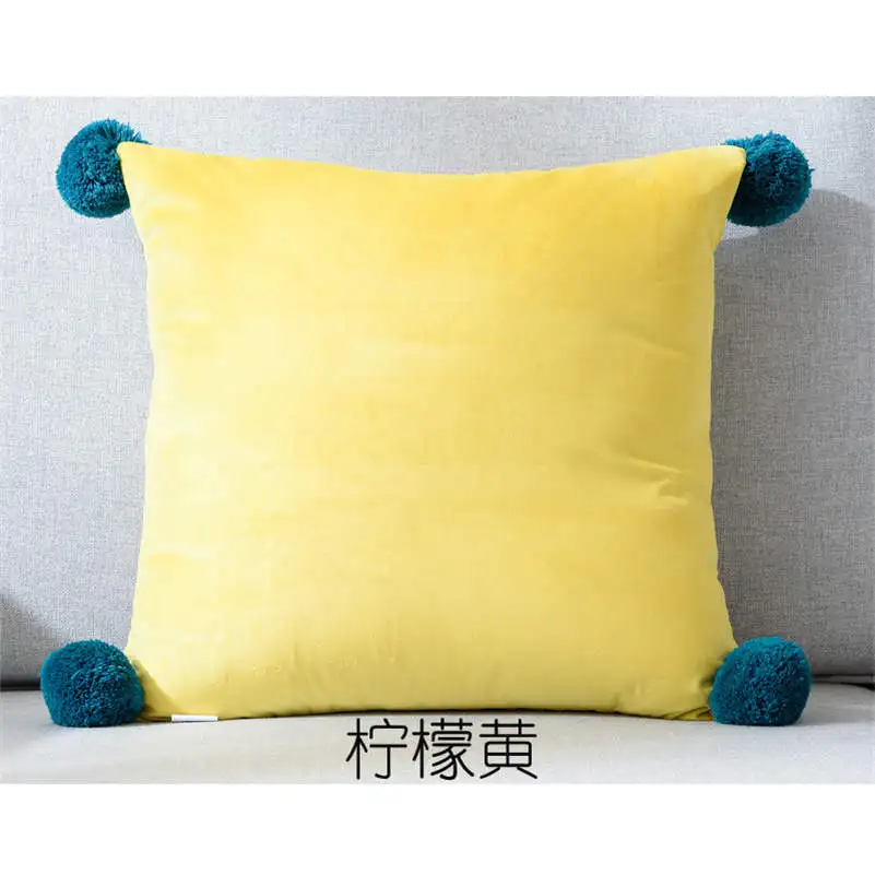 INS вельветовый чехол для подушки, наволочка для гостиной, диван, домашний декор - Цвет: 9